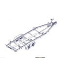 7m80-2m20 2x1350kg – 2700kg – VLEMMIX – remorque transport bateau - photo 4