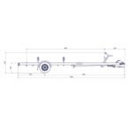 6m30-2m20 – 1×1350 kg – 1350 kg – VLEMMIX – Remorque transport bateau - photo 9