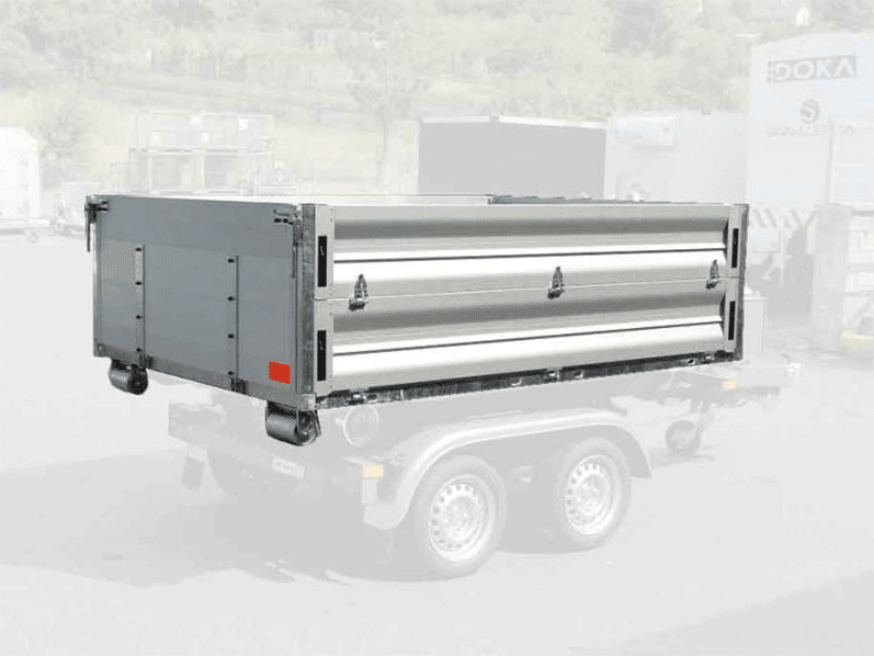 Plateforme roulante en aluminium Vezeko 70|251x177x70cm pour dispositif à crochet KONOS – Image 2