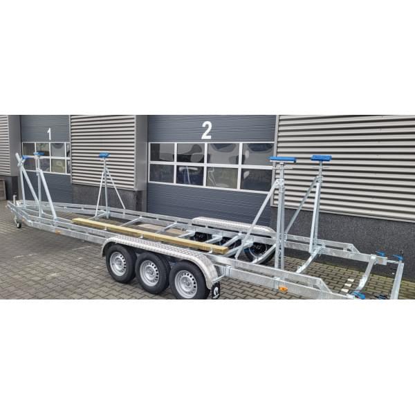 Remorque voilier 10m 3500kg 3 essieux de 1350kg chacun - Image 2